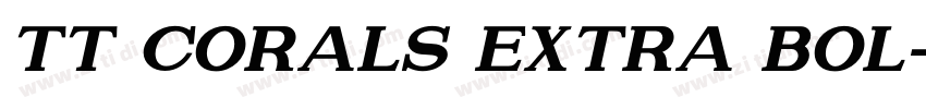 TT Corals Extra Bol字体转换